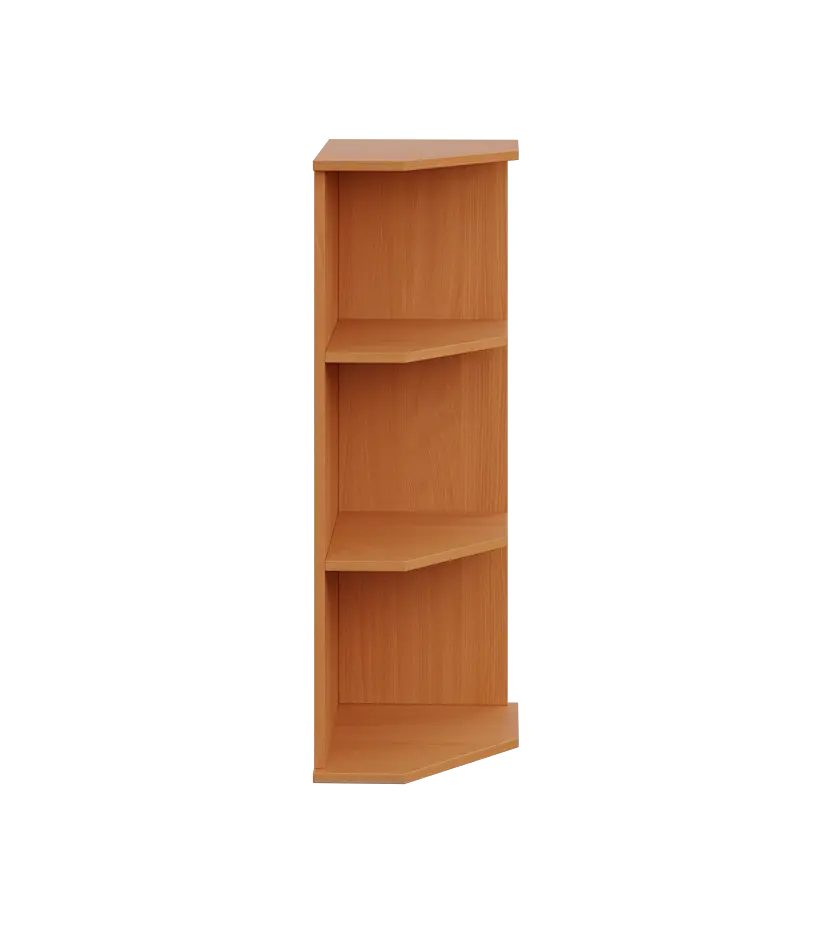 LZ 3 - 3 kancelářská skříň, rohová, pravá, 1107x360x400, buk Royal